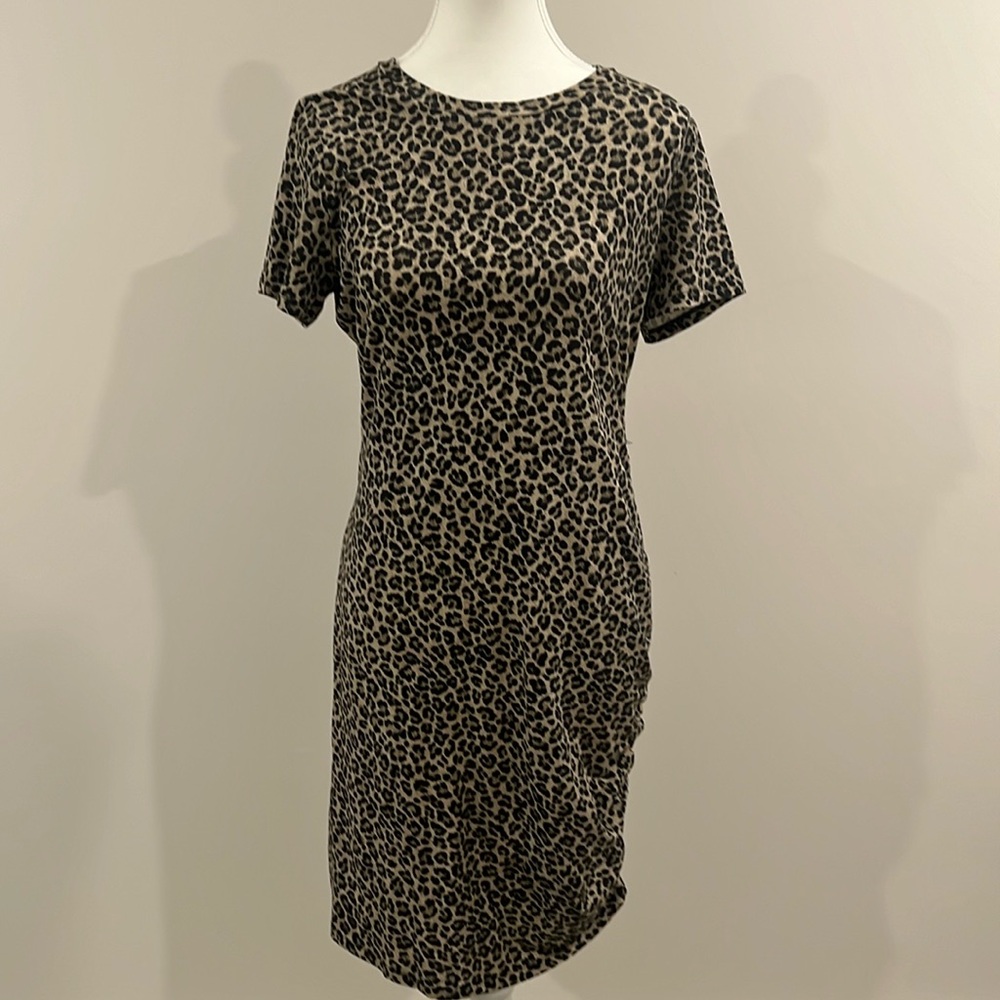 Michael Michael Kors leopard print tee shirt dress Size M